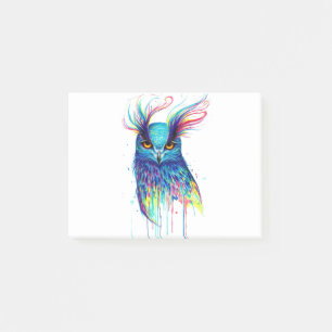 Post-it® Art coloré de hibou