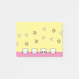 Post-it® Art de l'emoji de chat 1