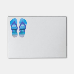 Post-it® Art de plage d'été de bascules électroniques