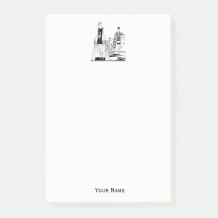 Post-it® Art déco vintage Dames branchées à la plage