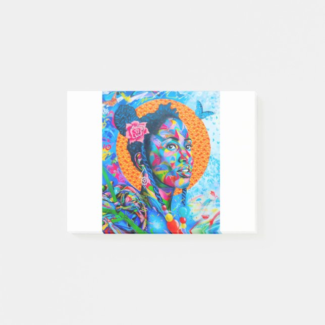 Post-it® Art du graffiti féminin (Devant)