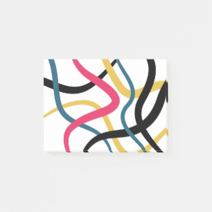 Post-it® Art graphique moderne coloré, chaotique, audacieux