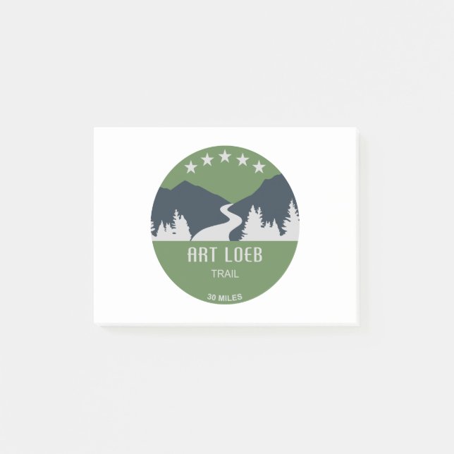 Post-it® Art Loeb Trail Caroline du Nord (Devant)