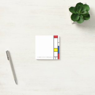 Post-it® Art Moderne Géométrique Minimaliste De Stijl Mondr