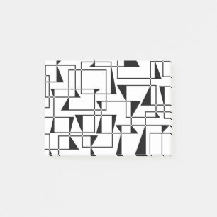 Post-it® Art motif géométrique cool moderne, urbain, audaci