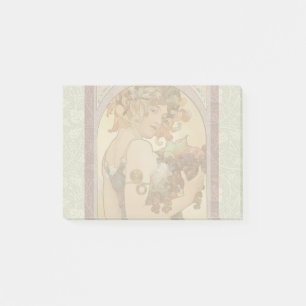 Post-it® Art Nouveau Femme Mucha Belle