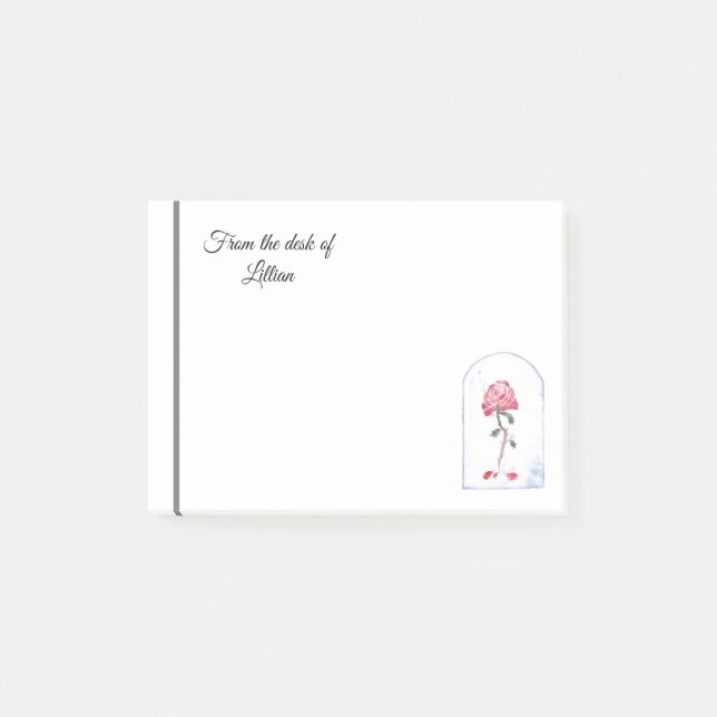 Post-it® Art pour aquarelle rose (Devant)