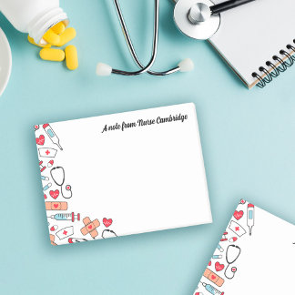 Post-it® Articles de infirmière mignons - Un mot de l'infir