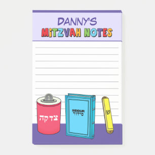 Post-it® Articles de Mitzvah personnalisés - Violet