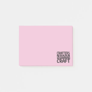Post-it® Artiste drôle de fabrication Tricot Crochet Coutur