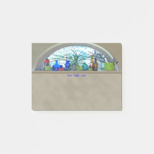 Post-it® Artwork numérique à aquarelle à demi-lune