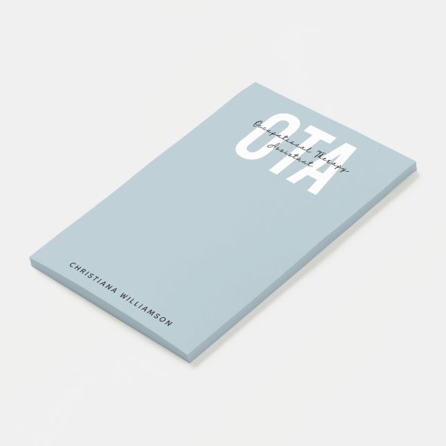 Post-it® Assistant d'ergothérapie OTA personnalisé (Incliné)