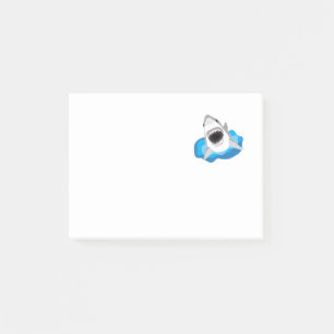 Post-it® Attaque de requin - Gros requin blanc Leaps de vag