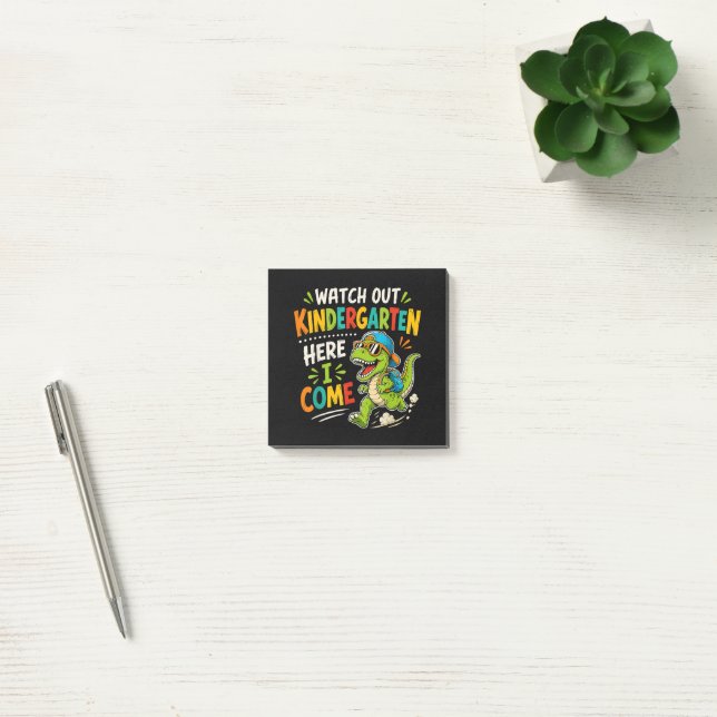 Post-it® Attention maternelle j'arrive Dino (Bureau)