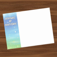 Attitude de Gratitude avec ciel étoilé