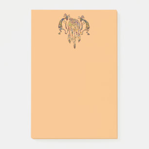 Post-it® Attrape-rêves Baleine Kokopelli Amérindien 2