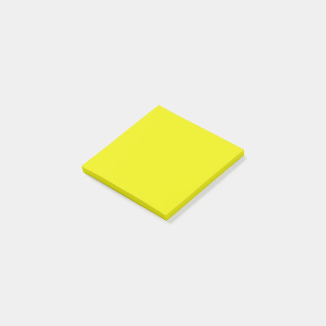 Post-it® Aureolin (couleur solide) (Incliné)