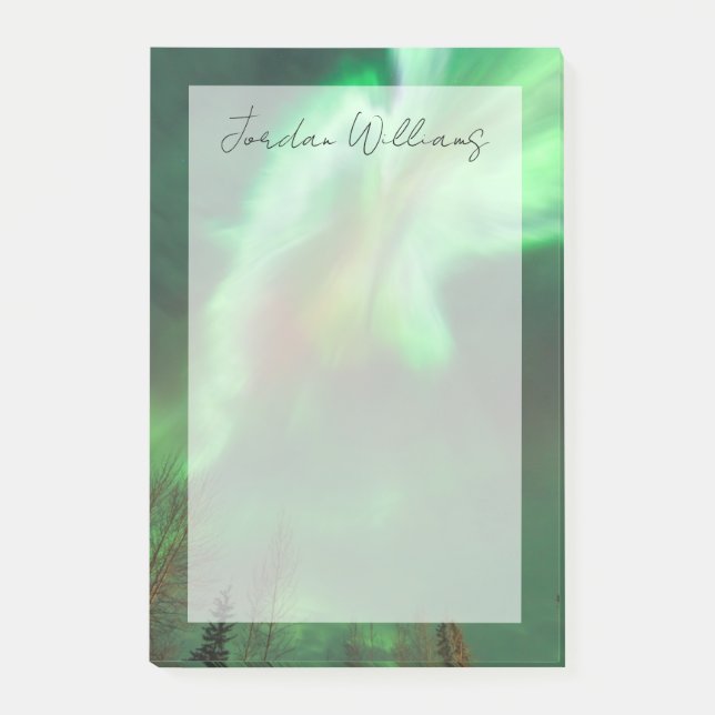 Post-it® aurora boréale | Fairbanks (Devant)