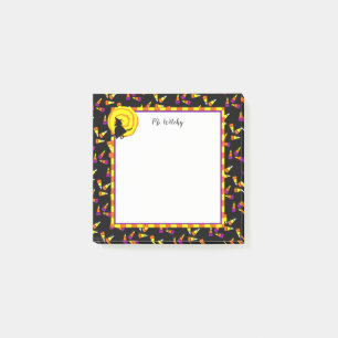 Post-it® Autocollants personnalisés de sorcière d'Halloween
