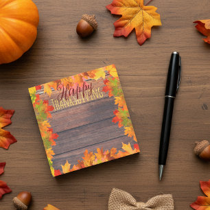 Post-it® Automne Feuilles D'Automne Sur Le Bon thanksgiving