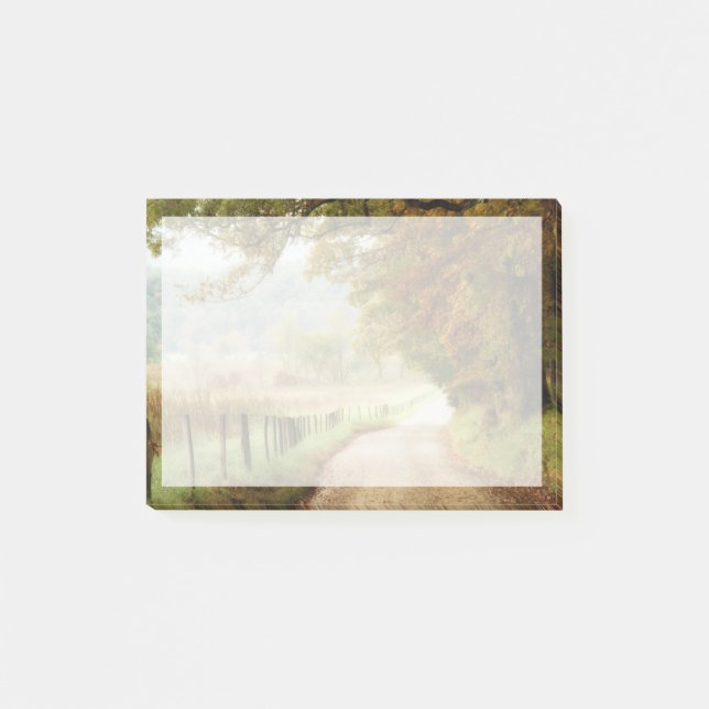 Post-it® Automne sur une route de campagne (Devant)