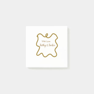 Post-it® Avec amour ajout nom couple mariage frontière espa