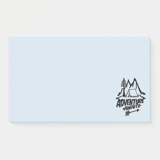 Post-it® Aventure Attend Camping (Devant)