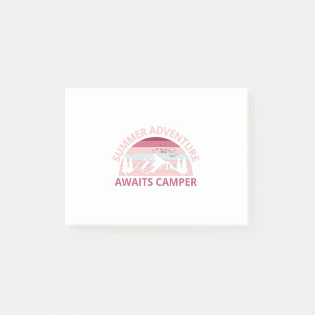 Post-it® Aventure d'été attend Camper-Adventure-Camper (Devant)