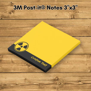 Post-it® Avertissement de radioactivité