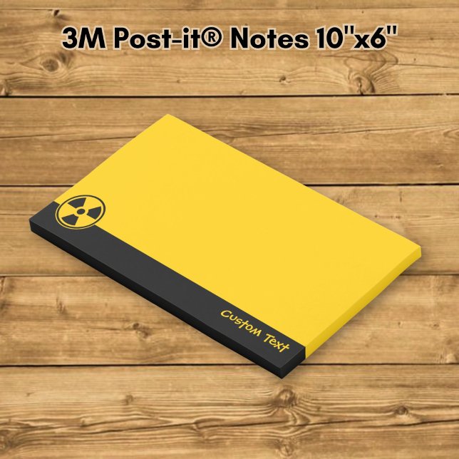 Post-it® Avertissement de radioactivité (Créateur téléchargé)
