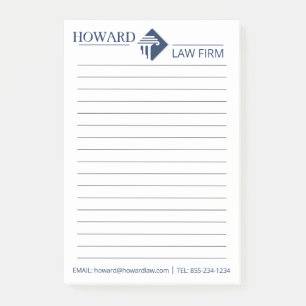 Post-it® Avocat d'une société juridique personnalisable log