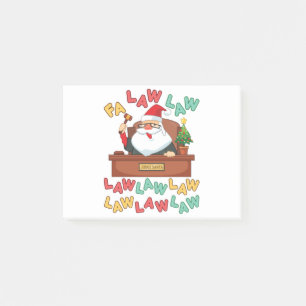 Post-it® Avocat en Droit Fa Christmas Père Noël Juge