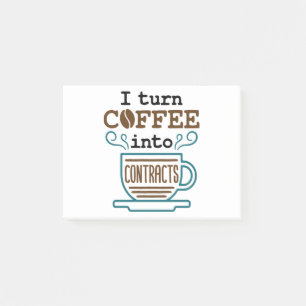 Post-it® Avocat, je transforme le café en contrat