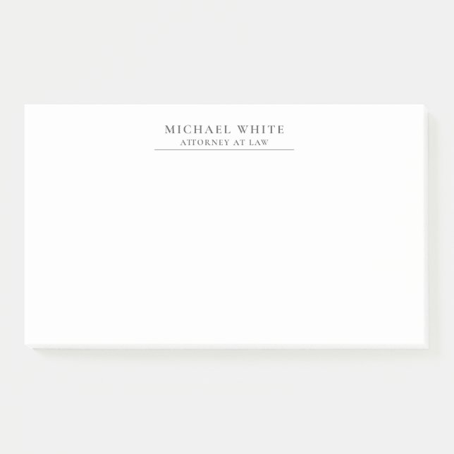 Post-it® Avocat minimaliste professionnel (Devant)