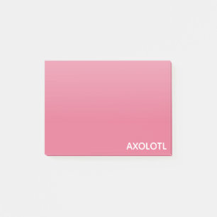 Post-it® Axolotl pink color name