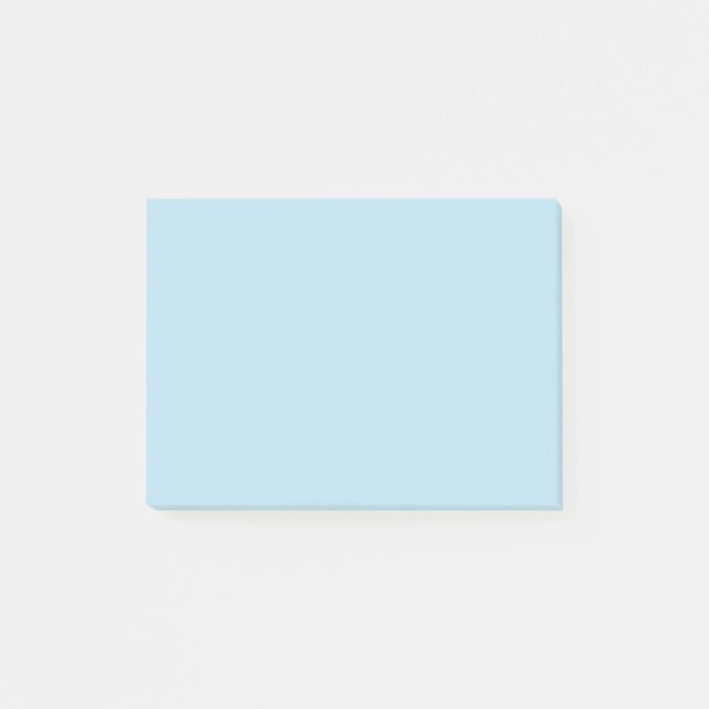 Post-it® B06 Couleur bleu clair (Devant)