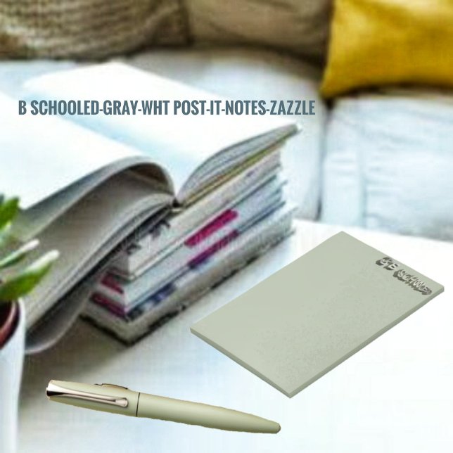 Post-it® B. Gris-Blanc (Créateur téléchargé)