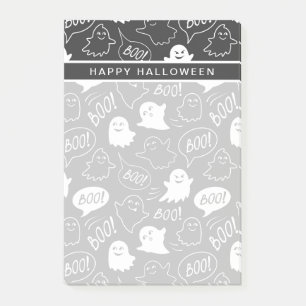 Post-it® B&W Cute Doodle Halloween Motif