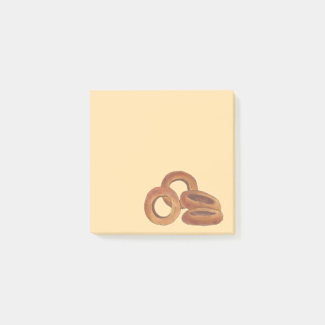 Post-it® Bagues d'oignon frits Junk Restauration rapide Foo (Devant)
