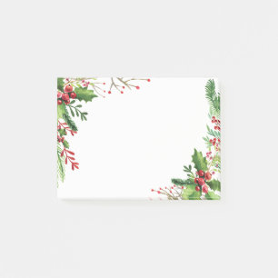 Post-it® Baies de houx de Noël