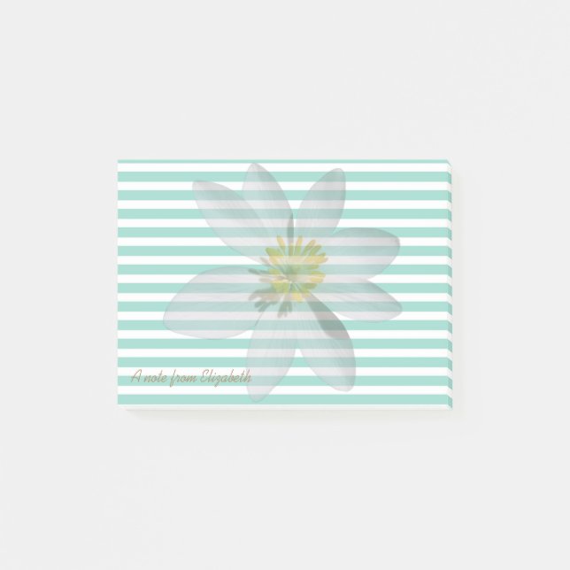 Post-it® Baise blanche sur bandes personnalisées (Devant)