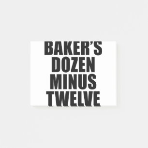 Post-it® Baker's Douzaine Minus Douze T-shirt drôle