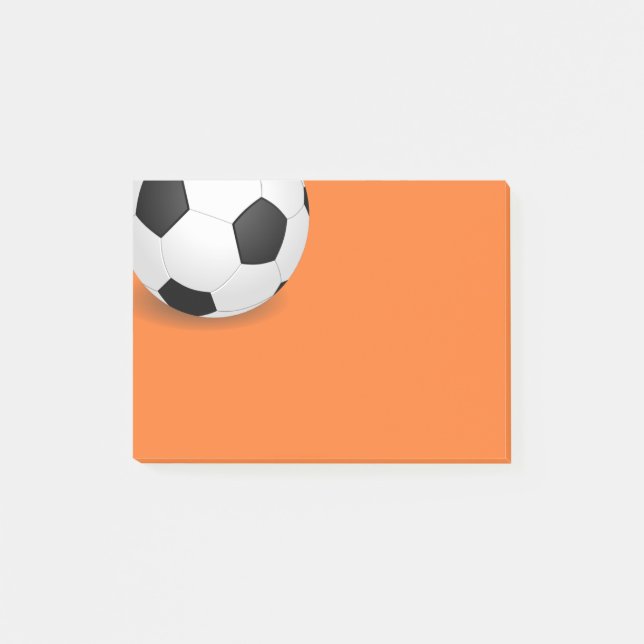 Post-it® Bal de football post-it-notes (Devant)
