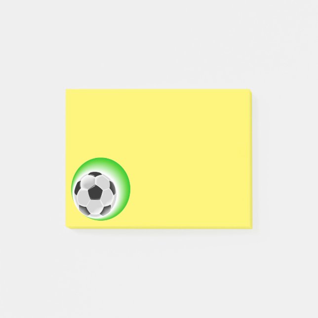 Post-it® Bal de football post-it-notes (Devant)