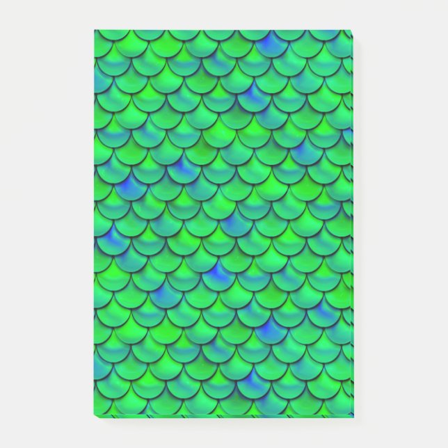 Post-it® Balances bleues vertes (Devant)