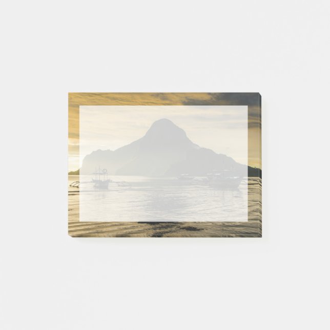 Post-it® Balancier au coucher du soleil (Devant)