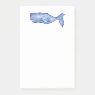 Post-it® Baleine à l'aquarelle