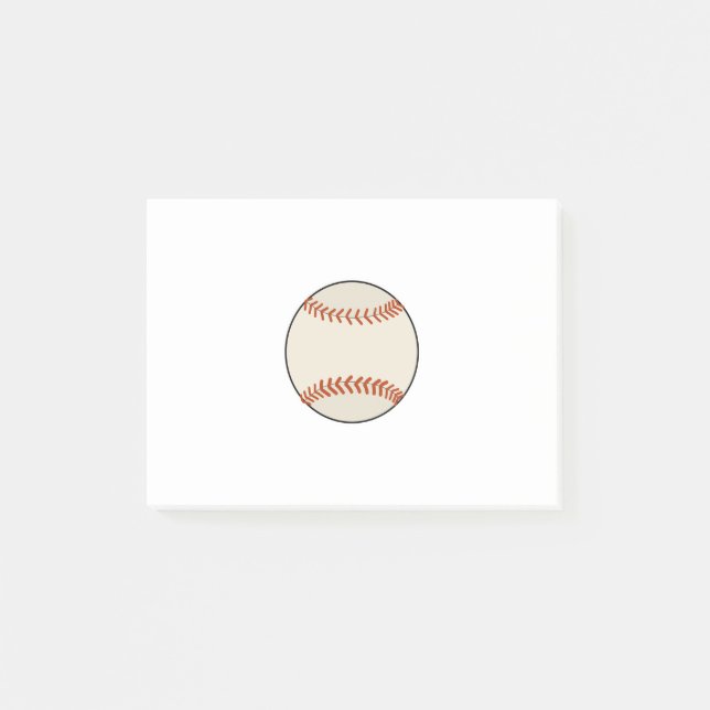 Post-it® Balle de baseball (Devant)