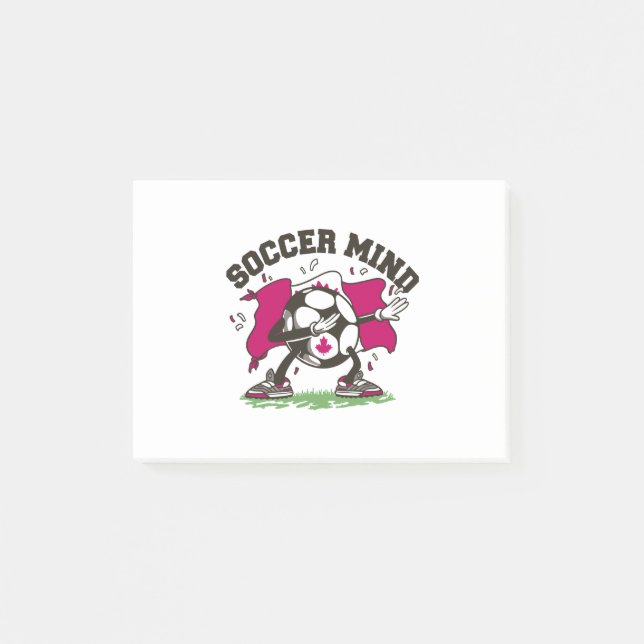 POST-IT® BALLE DE SOCCER MIND CANADA (Devant)