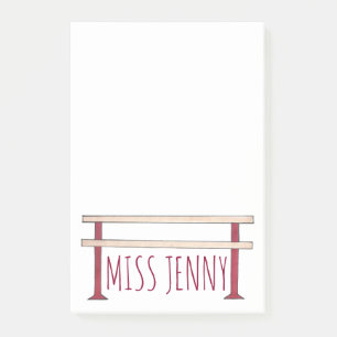 Post-it® Ballet Ballerina Classe de danse Studio Professeur